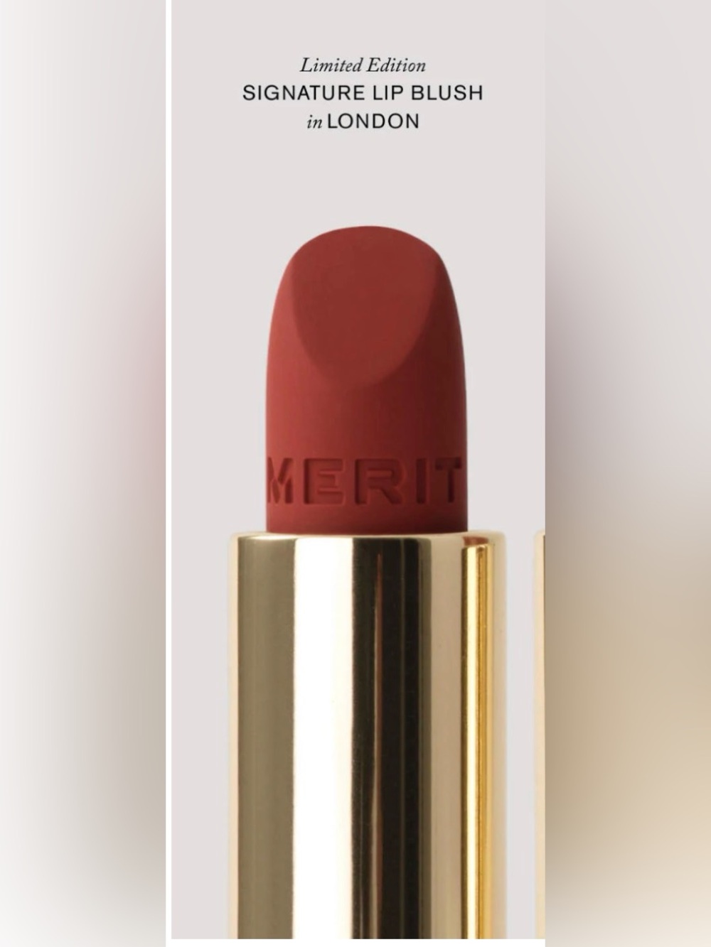 MERIT Limited Edition Lipstick - LONDON